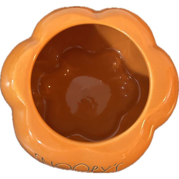 Rae Dunn Snoopy’s Snacks Pumpkin Bowl Festive Fall - Picture 7 of 8